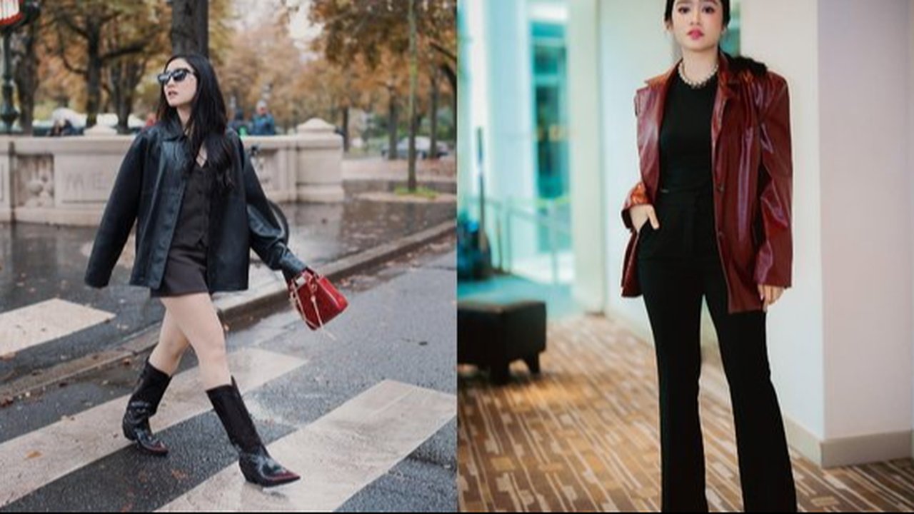Bisa Jadi Inspirasi! Ini Outfit Febby Rastanty Pakai Leather Jaket yang Bisa Dikenakan Untuk Ngoser hingga Liburan