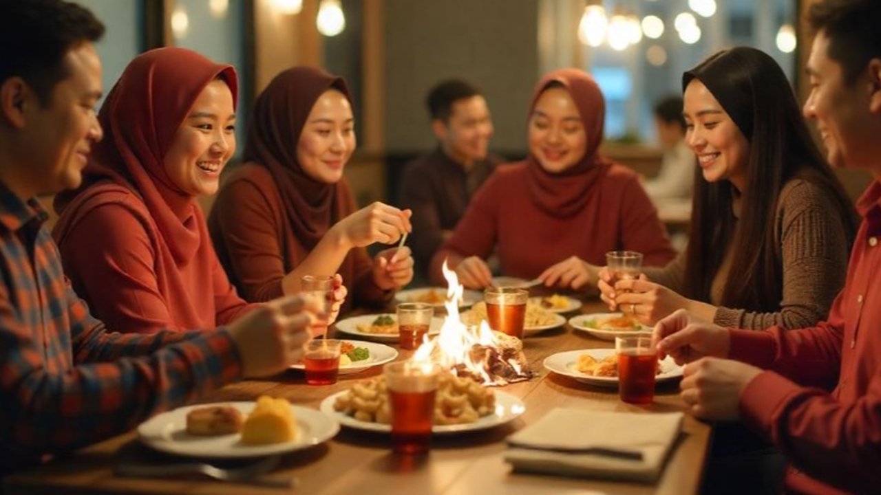 Ilustrasi Buka Bersama