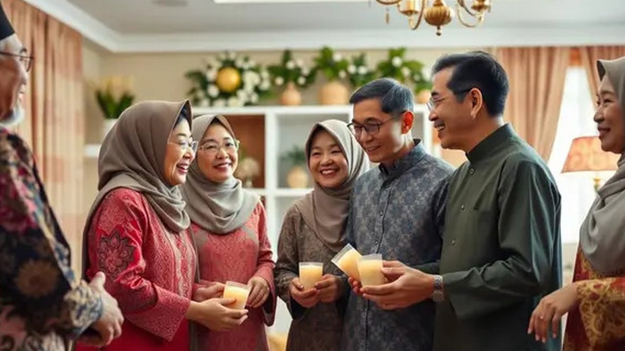 ucapan selamat hari raya lebaran Ilustrasi dibuat AI