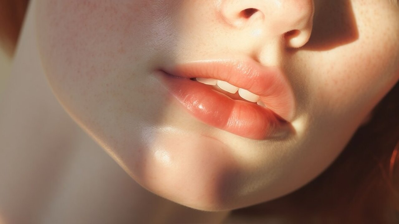 Ilustrasi bibir kering. (dok. unsplash.com/Asnida Riani)