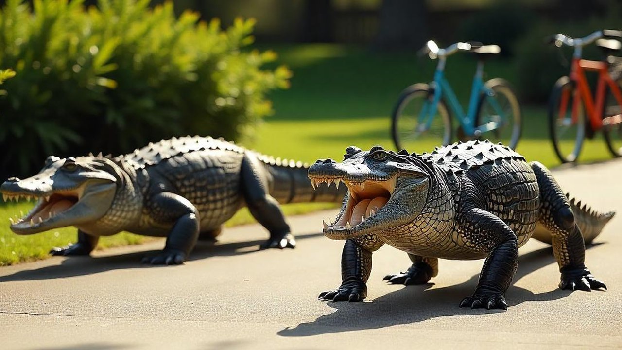 Adu Gigit Buaya vs Alligator, Siapa Paling Ganas?