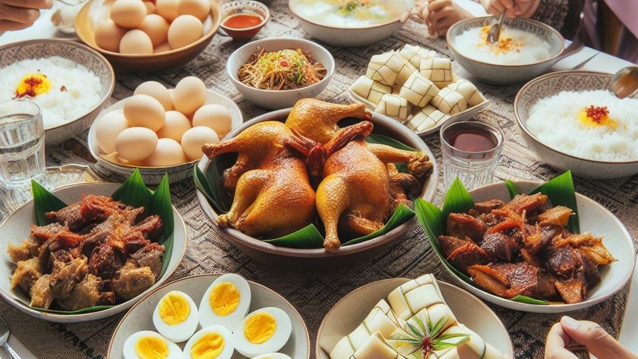 Ilustrasi Makanan Lebaran