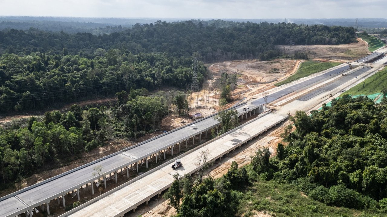 Sistem Satu Arah Diberlakukan di Jalan Tol Kota Nusantara untuk Arus Mudik Lebaran