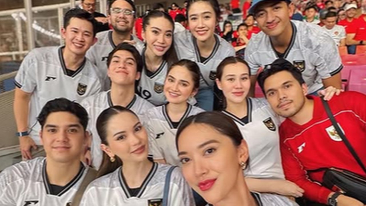 Cantiknya Bumil Aaliyah Massaid Saksikan Laga Timnas Indonesia vs Bahrain di GBK, Circle-nya Gak Kaleng-kaleng