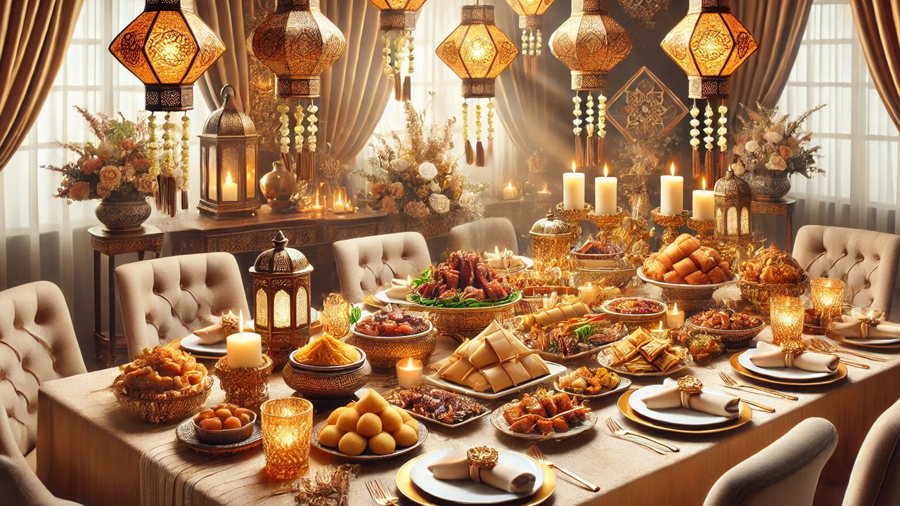 Ilustrasi makanan lebaran
