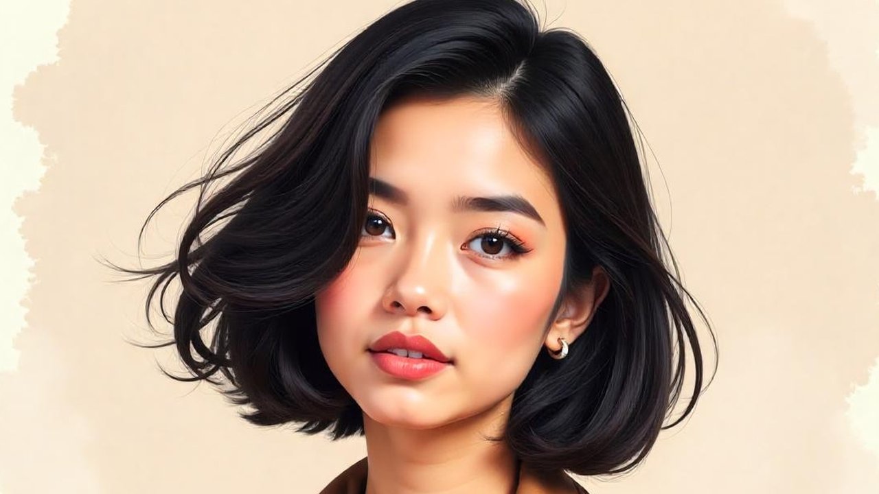 Gaya Rambut Pendek Wanita Parisian Bob