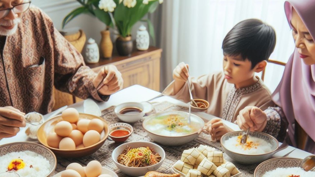 Ilustrasi Makanan Lebaran