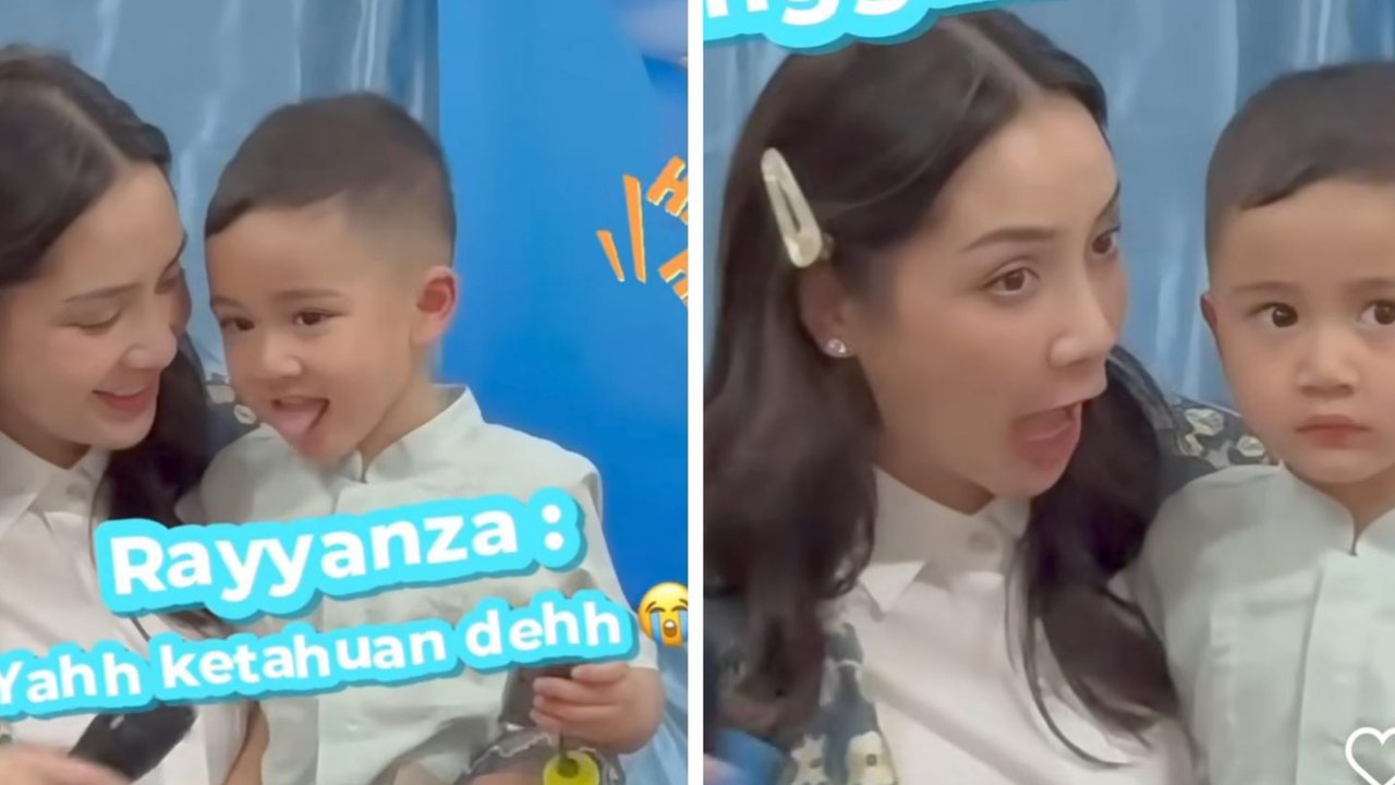 Rayyanza Ketahuan Bohong Soal Puasa, Ekspresi Nagita Jadi Sorotan
