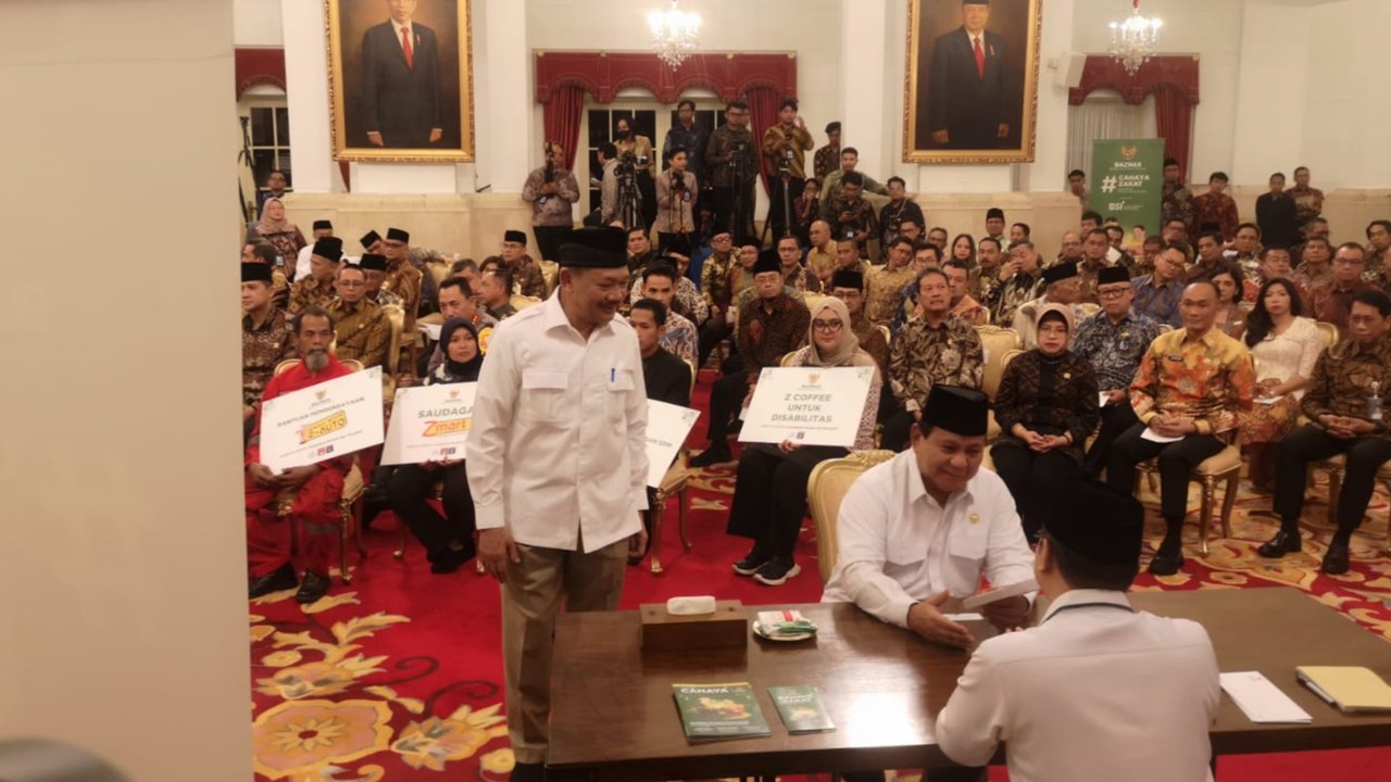 Prabowo Ajak Masyarakat Bayar Zakat