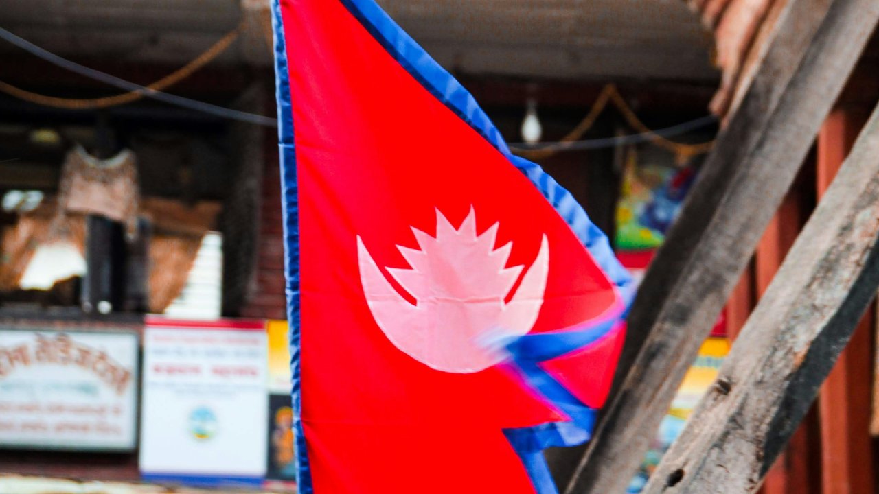 Ilustrasi bendera Nepal. (Sushil Basnet)