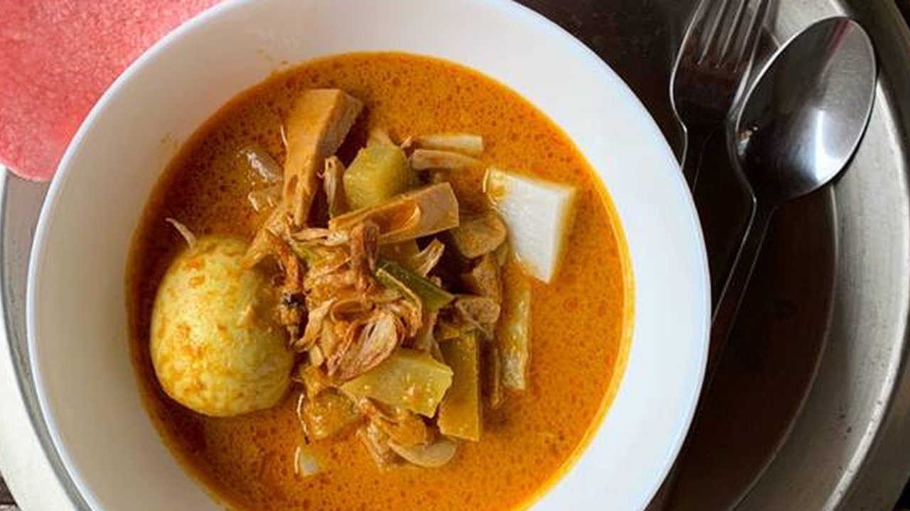 Gulai Nangka Muda.  foto: Instagram @numpangsaveresep.id