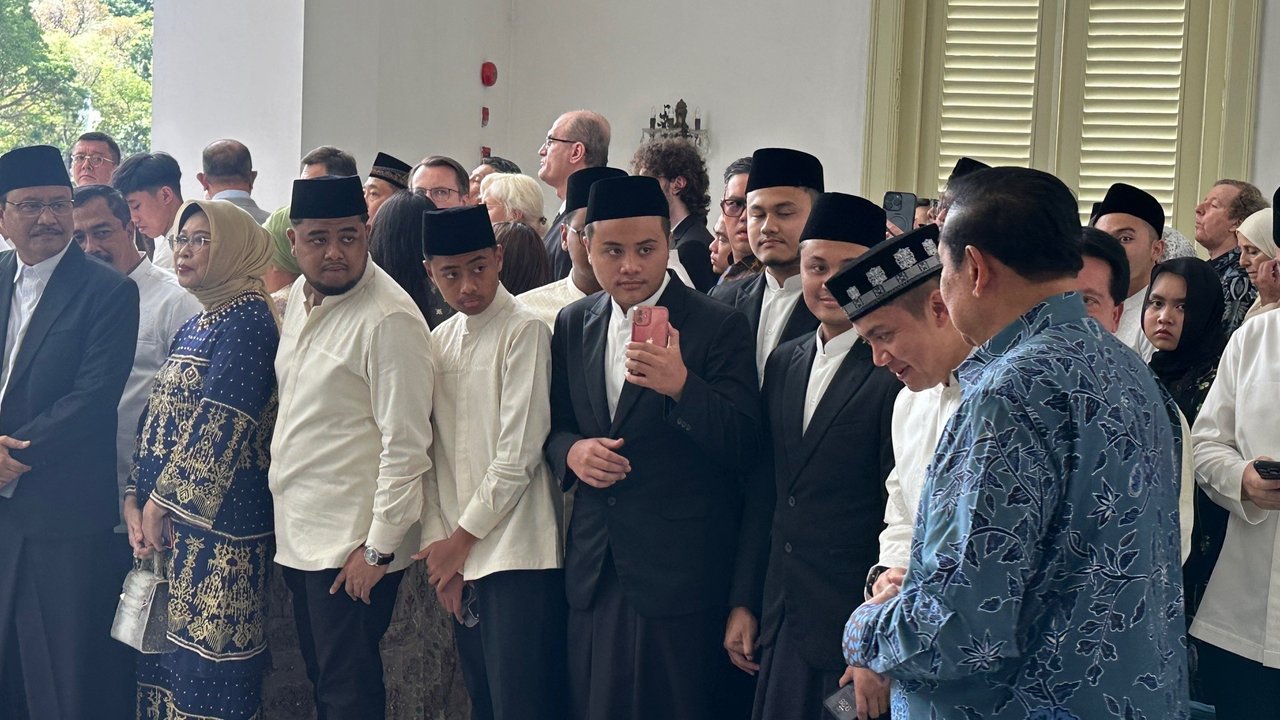 SBY Hadiri Open House di Istana
