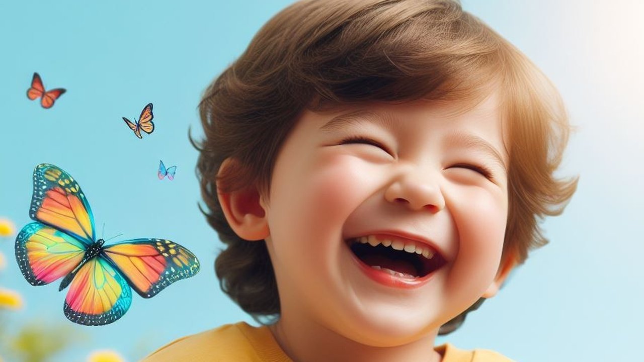 Ilustrasi Anak Tertawa