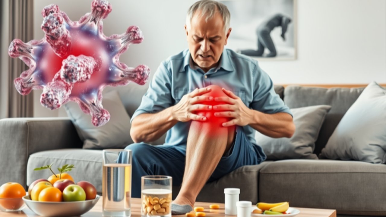 gambar kaki kena asam urat