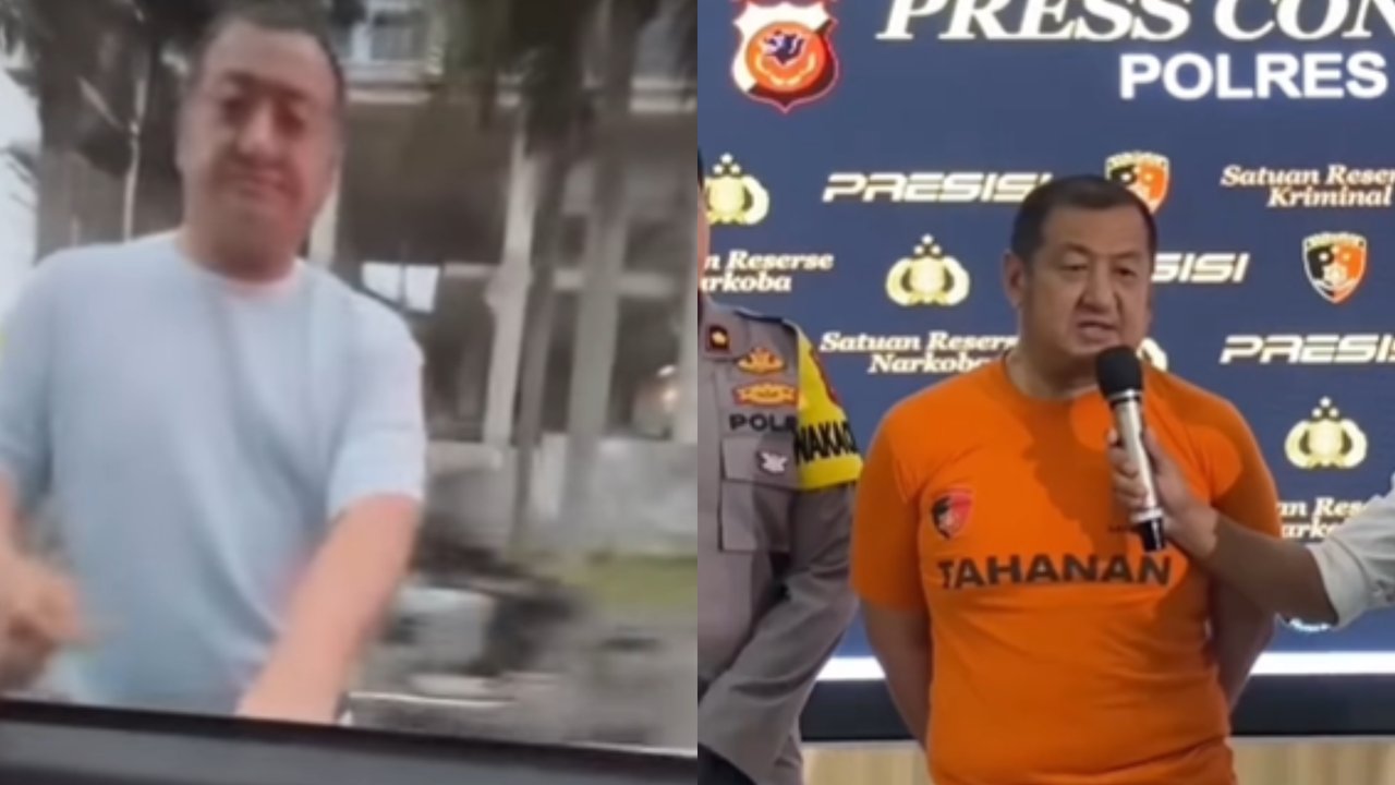 Sosok Pria Arogan Bawa Senpi Gedor-Gedor Mobil di Jalan Terungkap, Ternyata Nekat karena Asmara