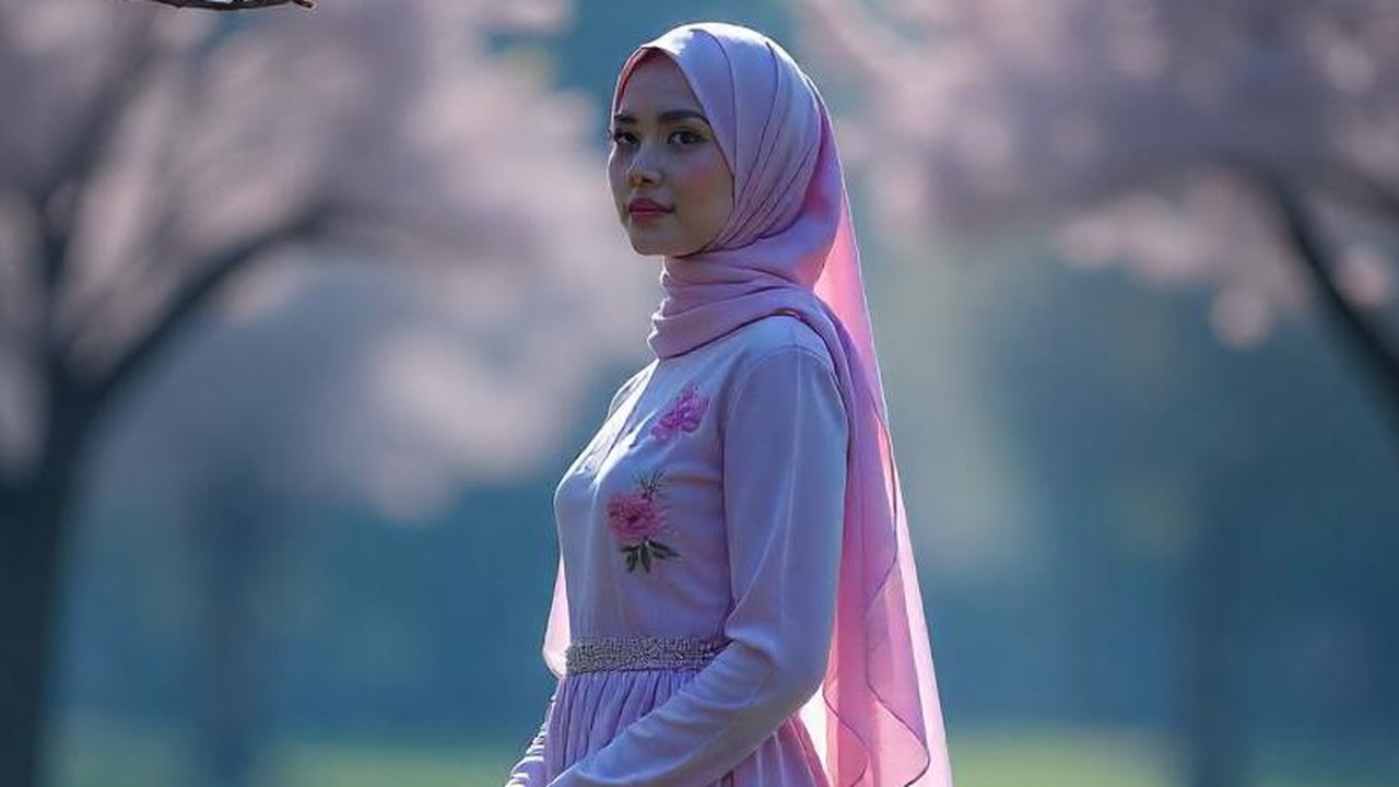 Baju Lebaran 2025 Misty Lavender