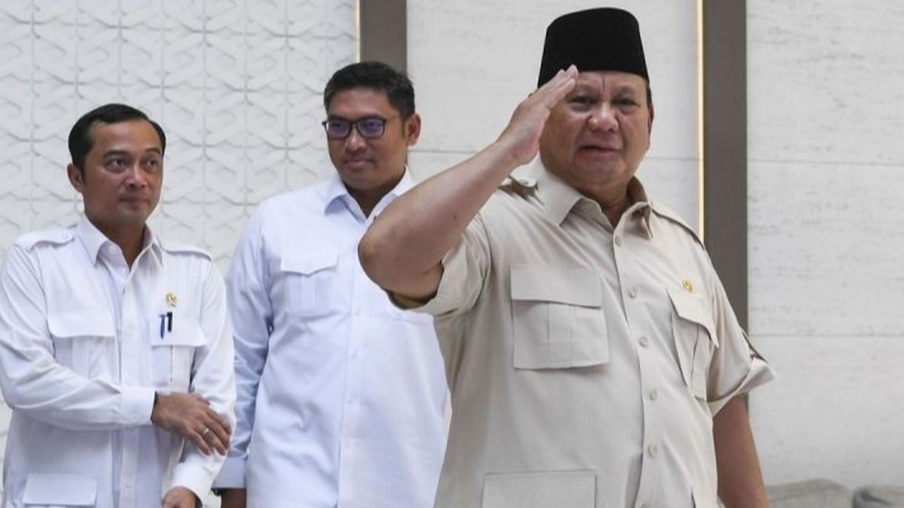 Presiden Prabowo Subianto di Acara Laporan Tahunan Mahkamah Agung