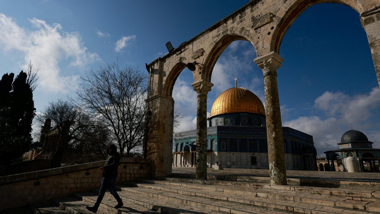 Kompleks Masjid Al Aqsa di Yerusalem. REUTERS/Ammar Awad