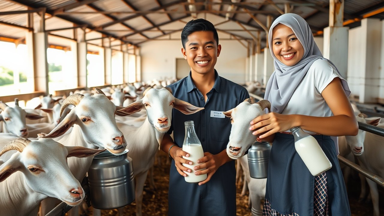 Ilustrasi Susu Kambing