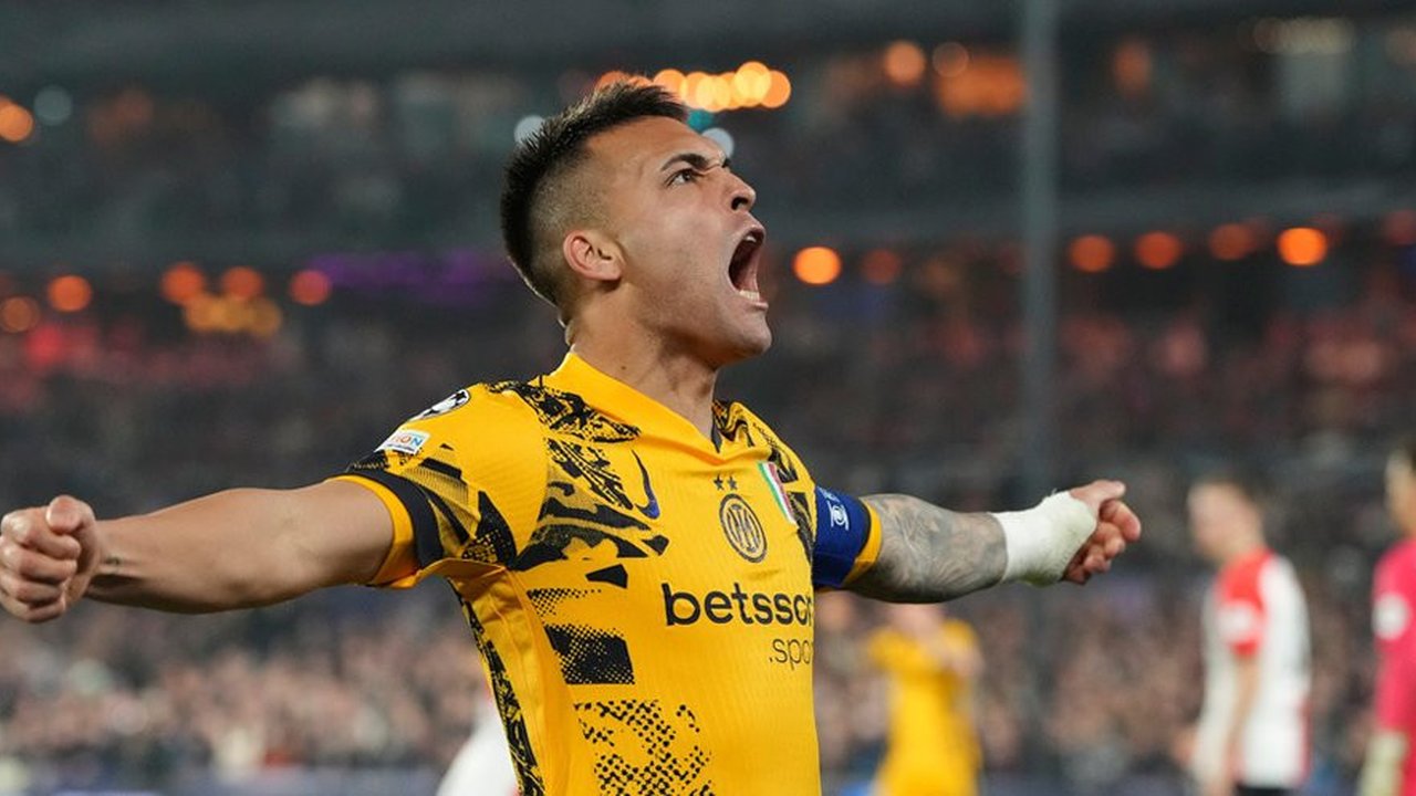 Inter Milan Kalahkan Feyenoord, Lautaro Martinez Cetak Rekor
