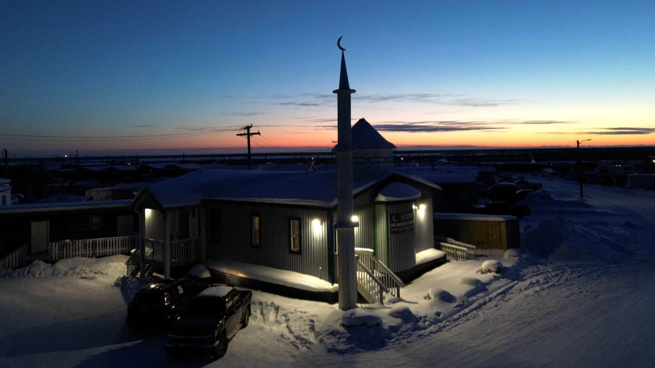 Suasana Masjid Midnight Sun selama Ramadan di Inuvik, Kanada, pada 2 Maret 2025.