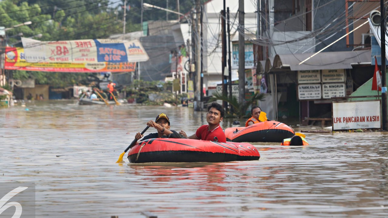Banjir Bekasi Sulit Diatasi Sejak Zaman Tarumanegara Hingga Saat Ini