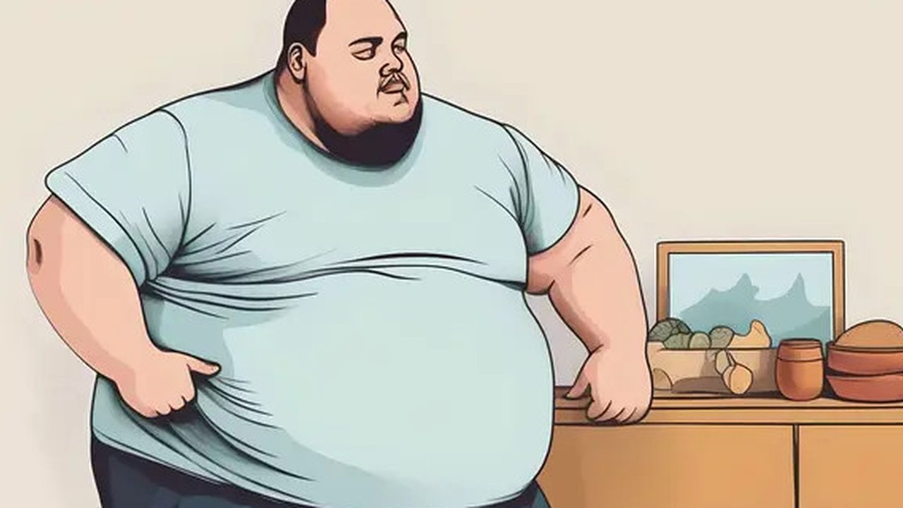 Perut Buncit Ganggu Keperkasaan Pria? Coba Tips Jitu dari Dr. Zaidul Akbar! (Ilustrasi Perut Buncit/Obesitas/Overweight by AI)