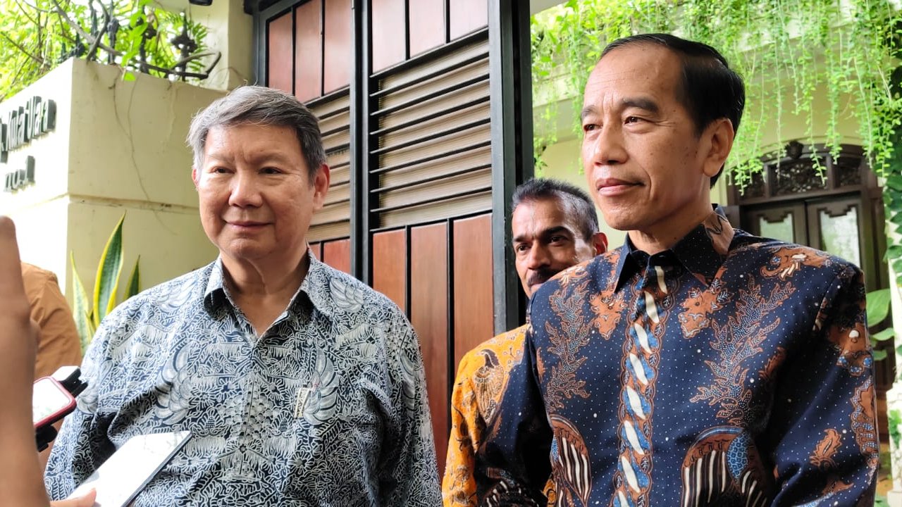 Jokowi Bertemu Hashim Djojohadikusumo di Solo