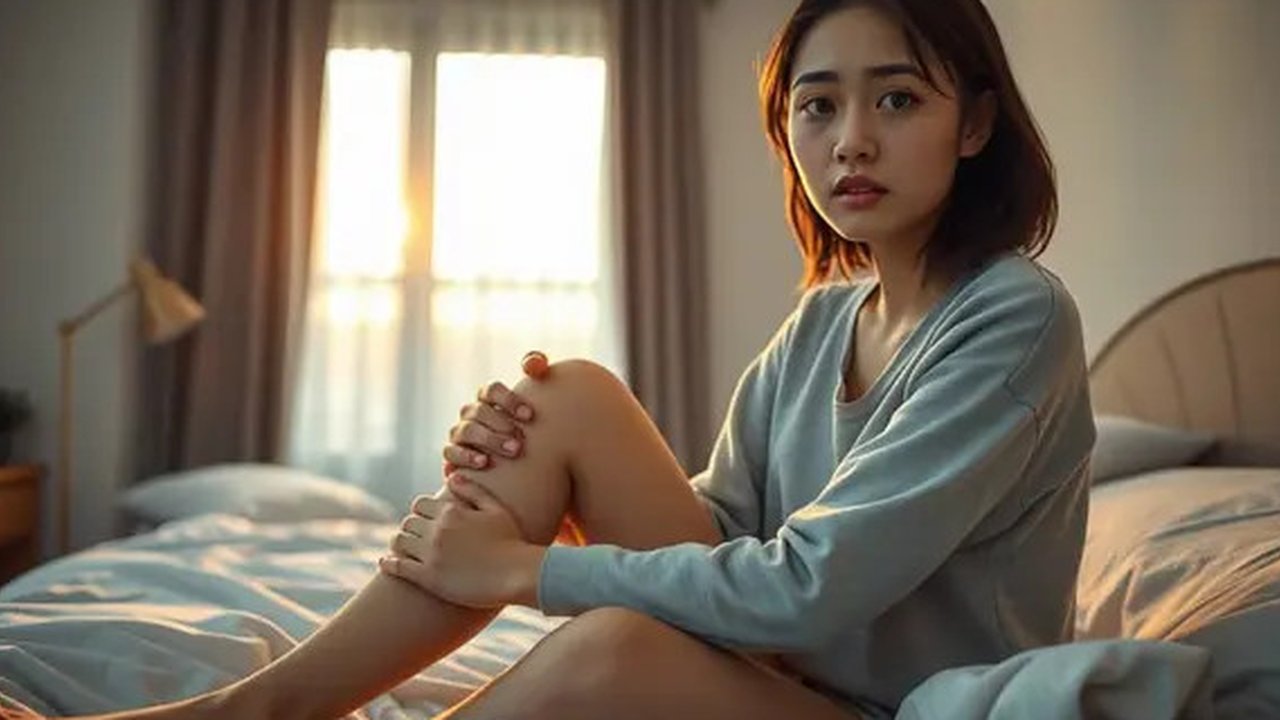 arti mimpi digigit anjing di kaki Ilustrasi dibuat AI