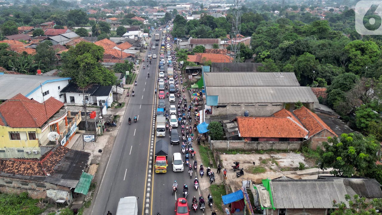 Peta Jalur Mudik Sepeda Motor Lewat Pantura, Waspada Titik Macet di Sini