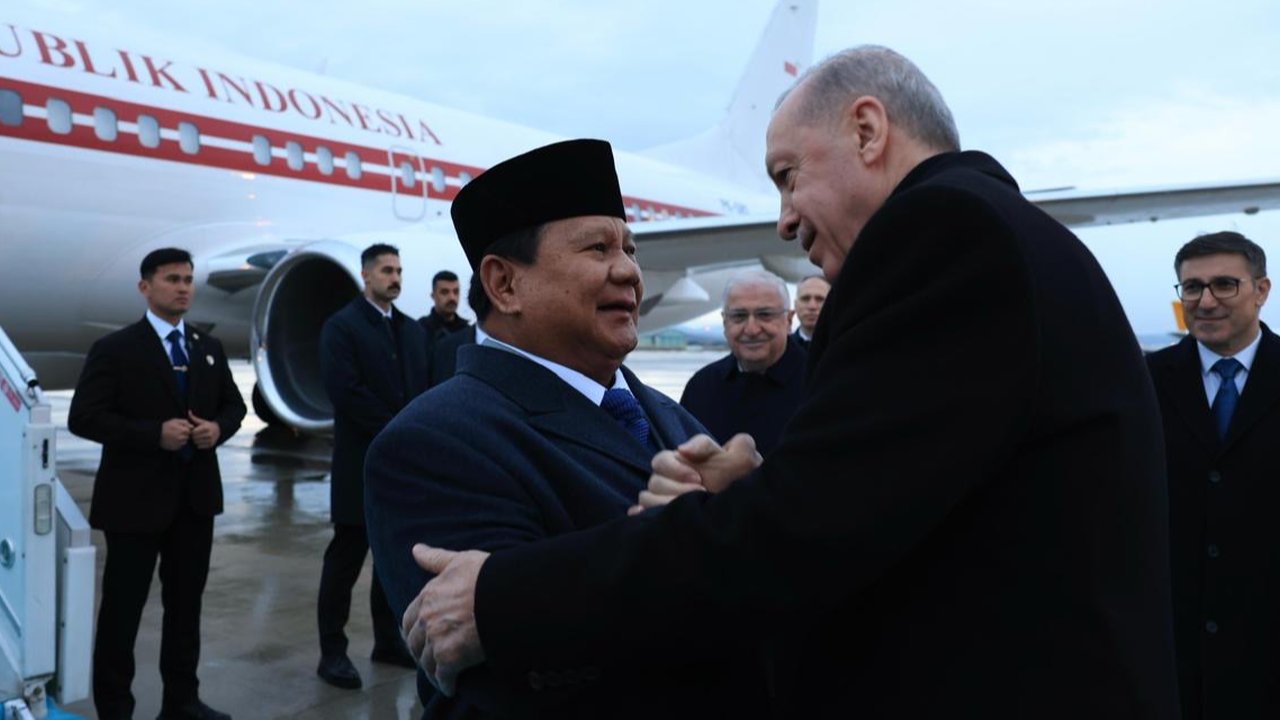 Prabowo Disambut Presiden Turki Erdogan