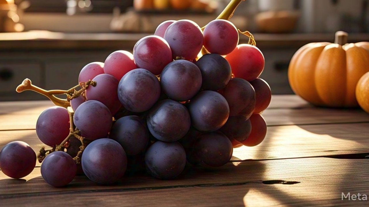 Ilustrasi Buah Anggur (Image from Meta AI)