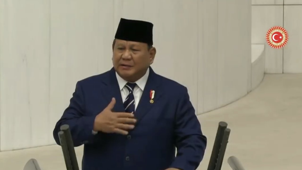 Pidato Berapi-Api Prabowo di Depan Pejabat Turki: Banyak Negara Bicara HAM, Tapi soal Gaza Pura-Pura Tidak Tahu