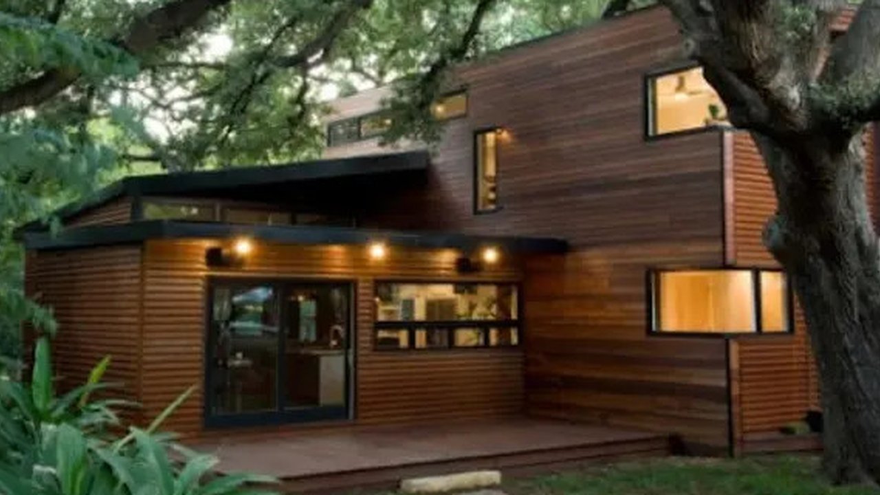 Ilustrasi rumah kayu (Foto: Pinterest)