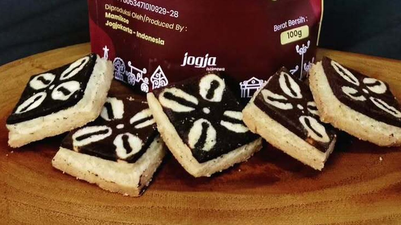 Cookies Batik Motif Kawung Produksi Jenk'Nik Bakery Mamikoe Jogja.