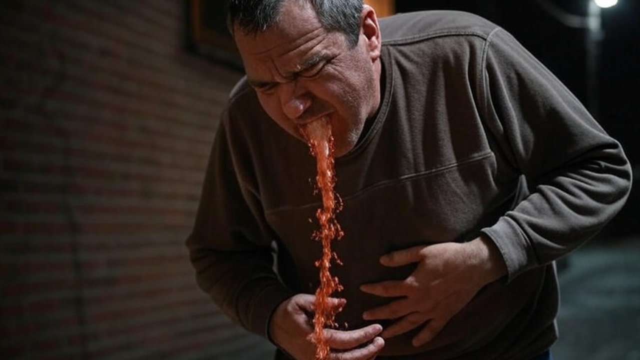 Ilustrasi Muntah Darah