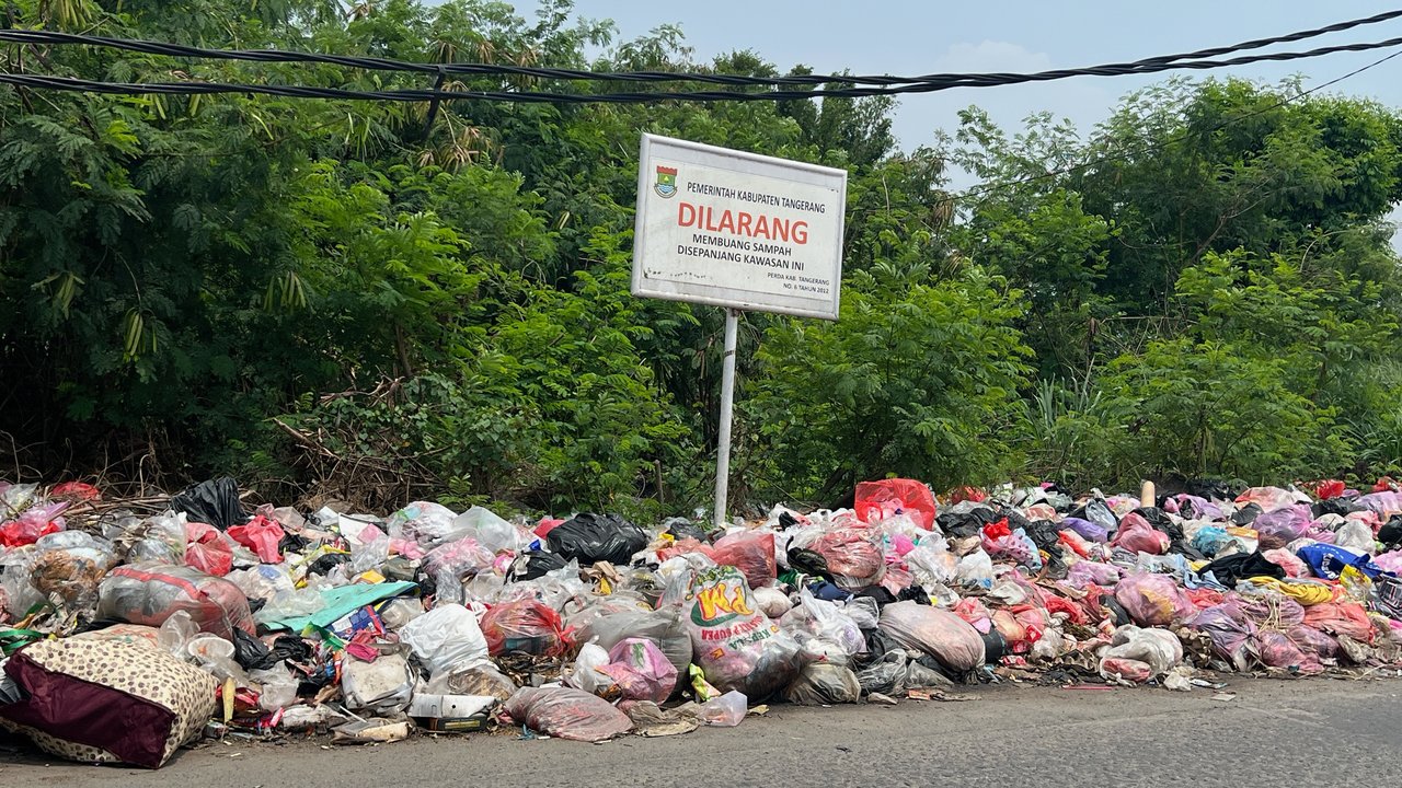 Masyarakat di Kabupaten Tangerang Kerap Buang Sampah Sembarangan, TPS Liar Menjamur Tanpa Perhatian