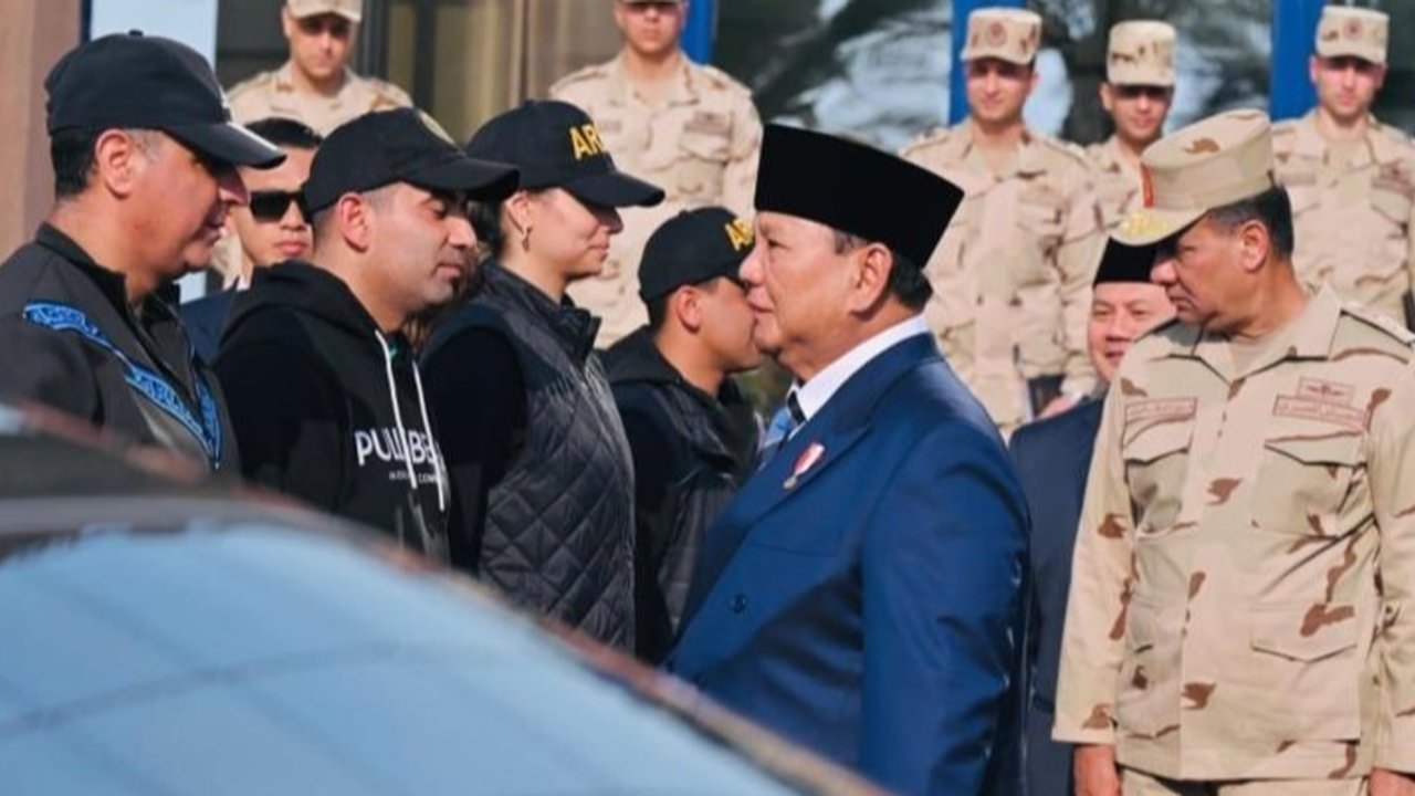 Tiba di Doha, Prabowo Bertemu Emir Qatar di Istana Amiri Diwan