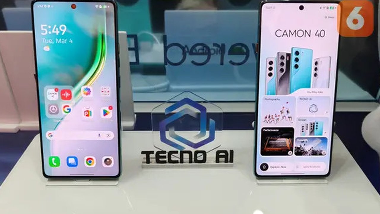 Tecno Camon 40. (Liputan6.com/ Agustinus M. Damar)