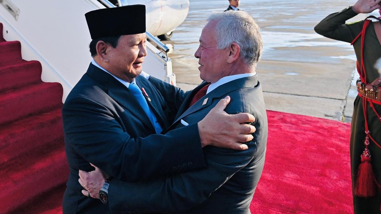 Prabowo-Raja Abdullah II