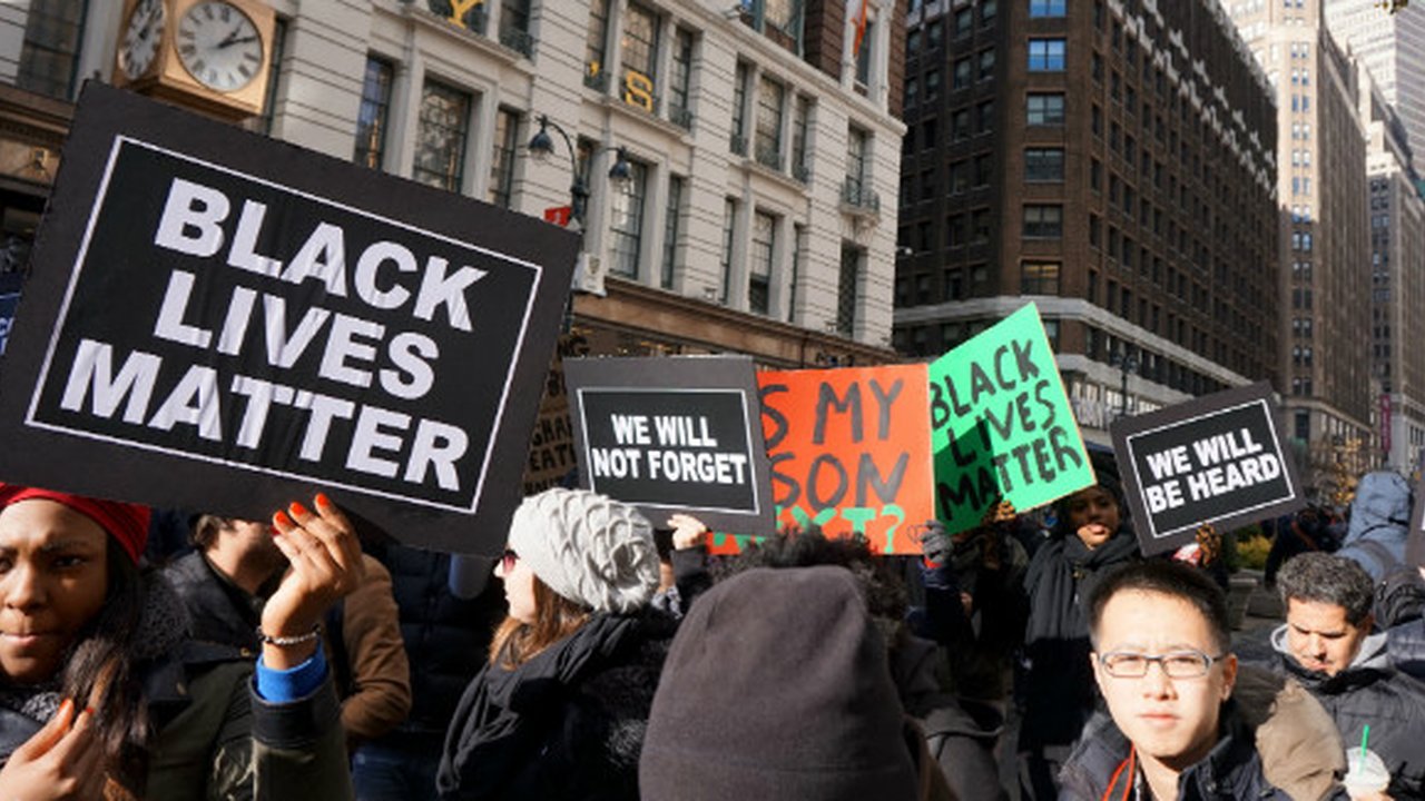 Ilustrasi unjuk rasa Black Lives Matter. (Sumber Wikimedia Commons)
