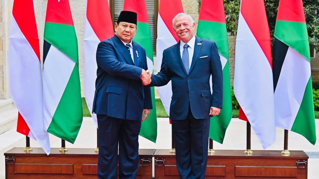 Presiden Prabowo Subianto di Yordania
