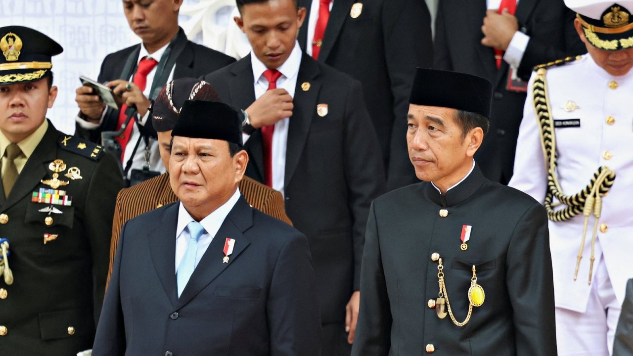 Jokowi dan Prabowo di Sidang Tahunan MPR