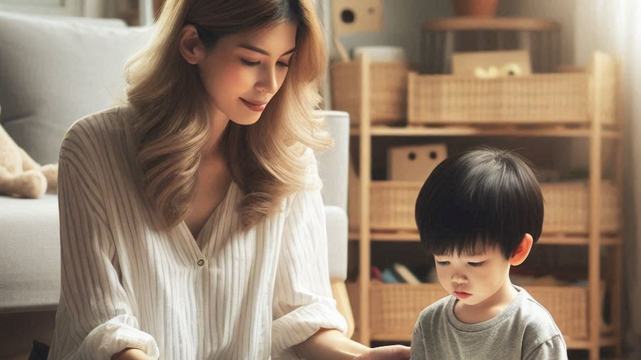 Ilustrasi Orangtua dan Anak