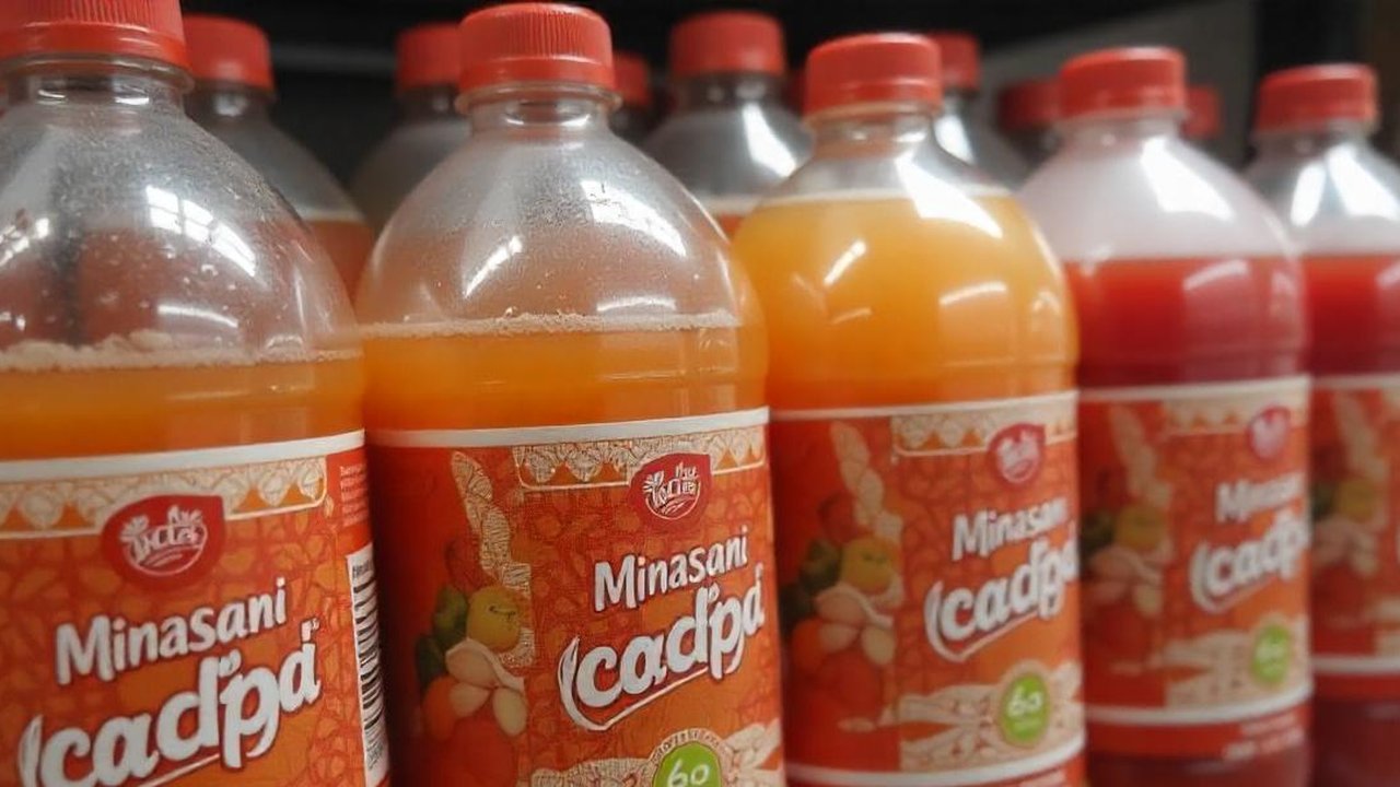 Ilustrasi minuman kemasan