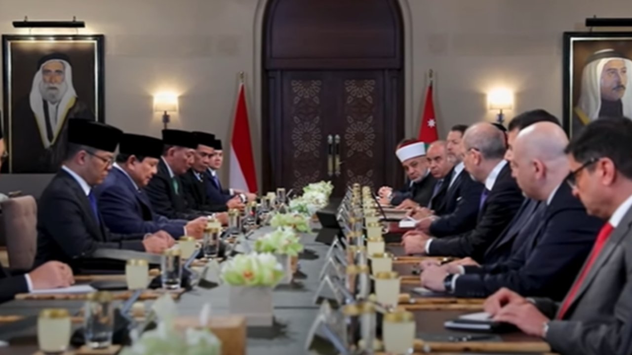 Presiden Prabowo Subianto di Yordania