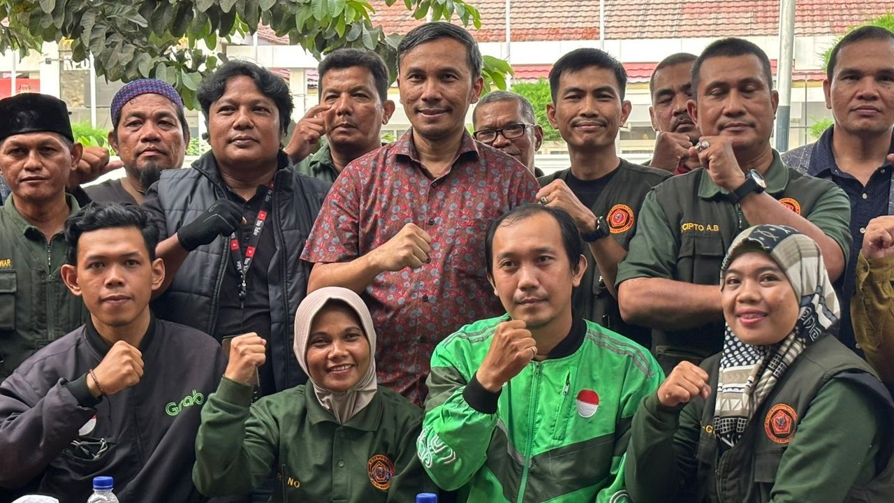 Komitmen Perjuangkan Nasib Pengemudi Ojol, Anggota DPR Serap Aspirasi Ojol di Jambi