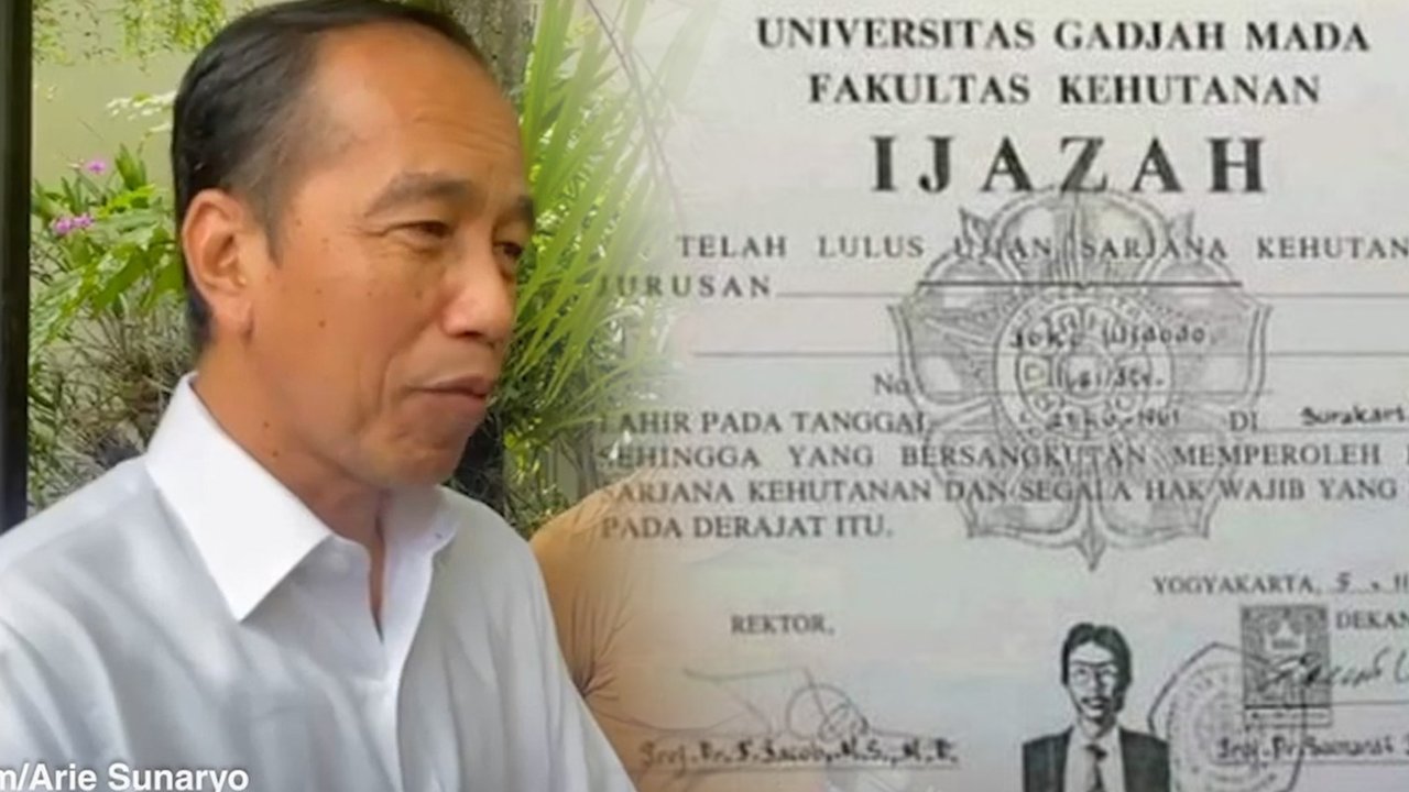 Jokowi Bicara Soal Foto di Ijazah Pakai Kacamata: Itu Sudah Pecah
