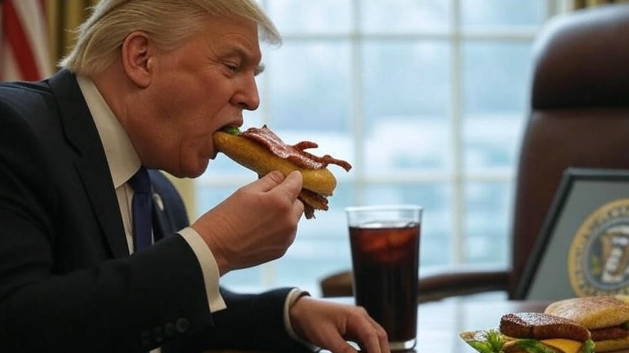 Pola Makan Donald Trump
