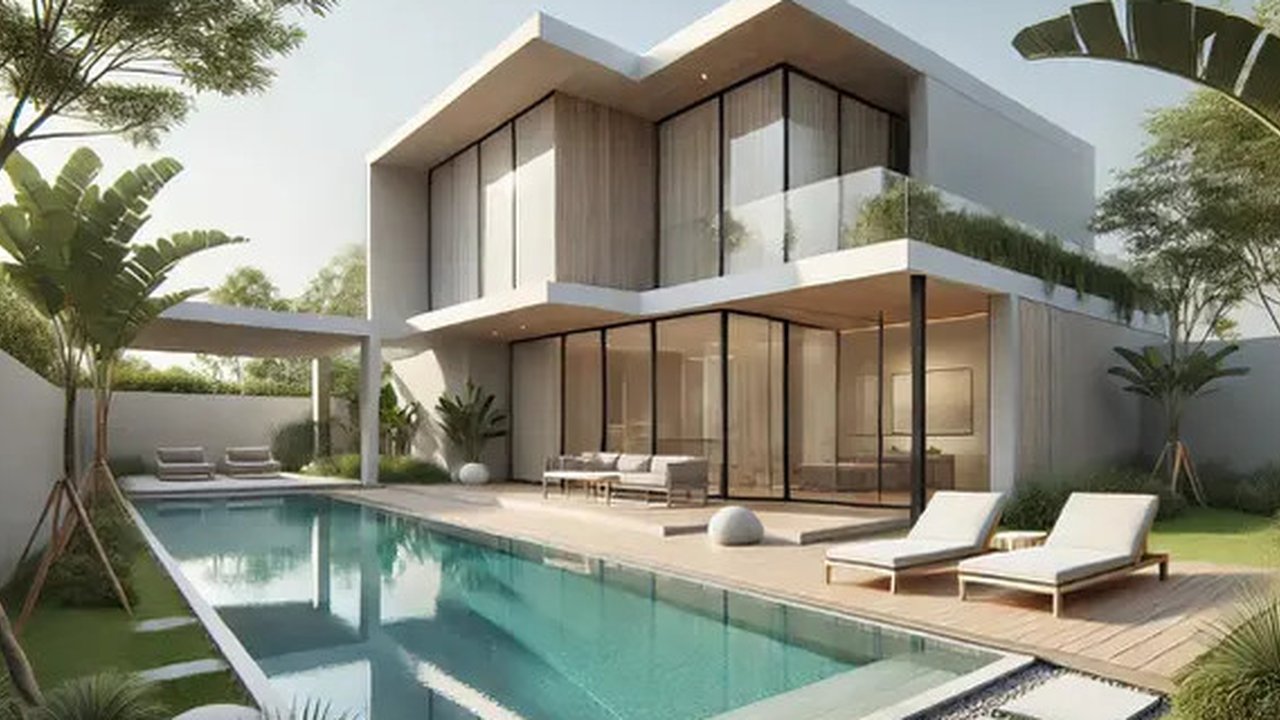 Rumah minimalis modern (Foto: Rizka Nur Laily via ChatGPT)